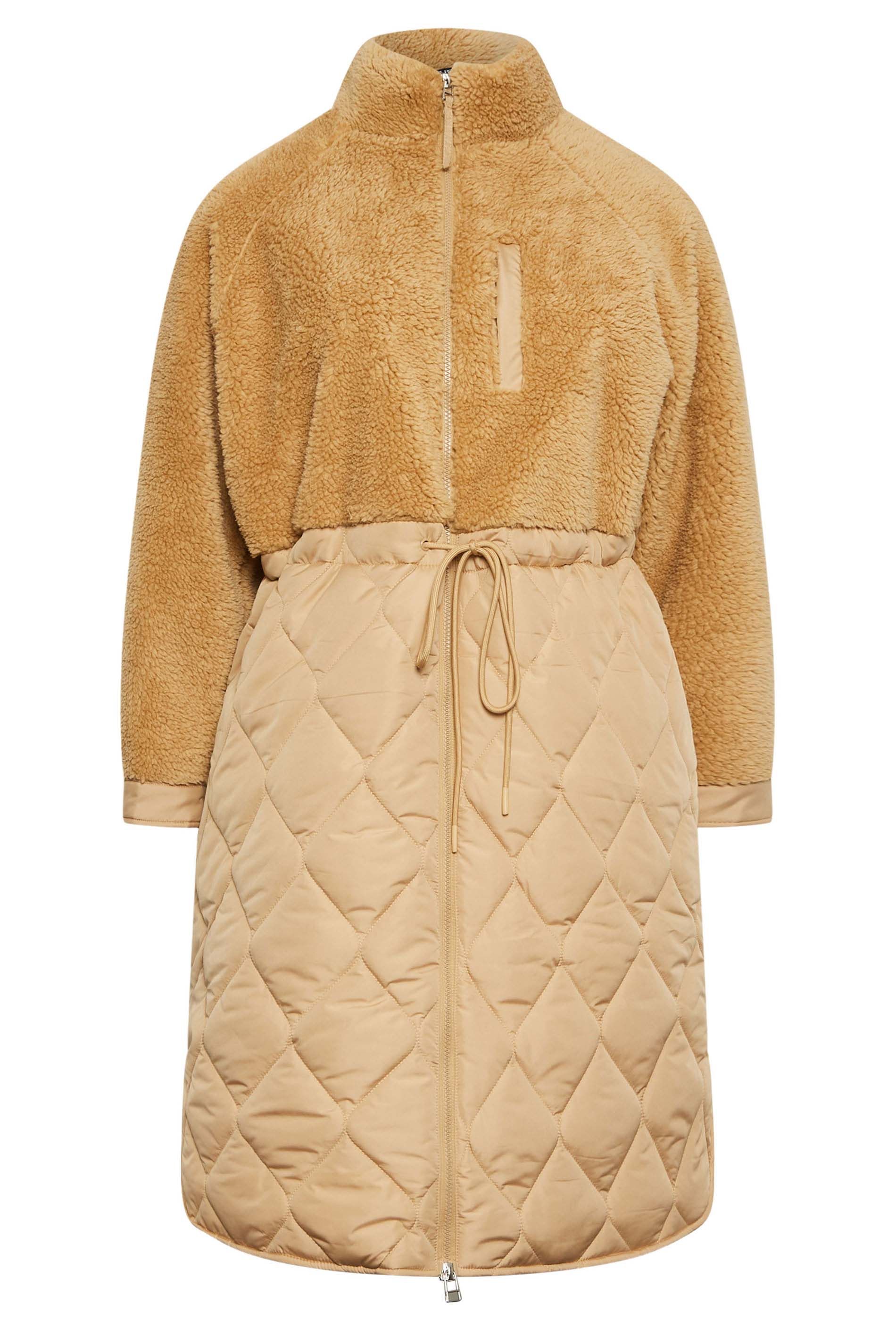 Yours Quilted Teddy Coat