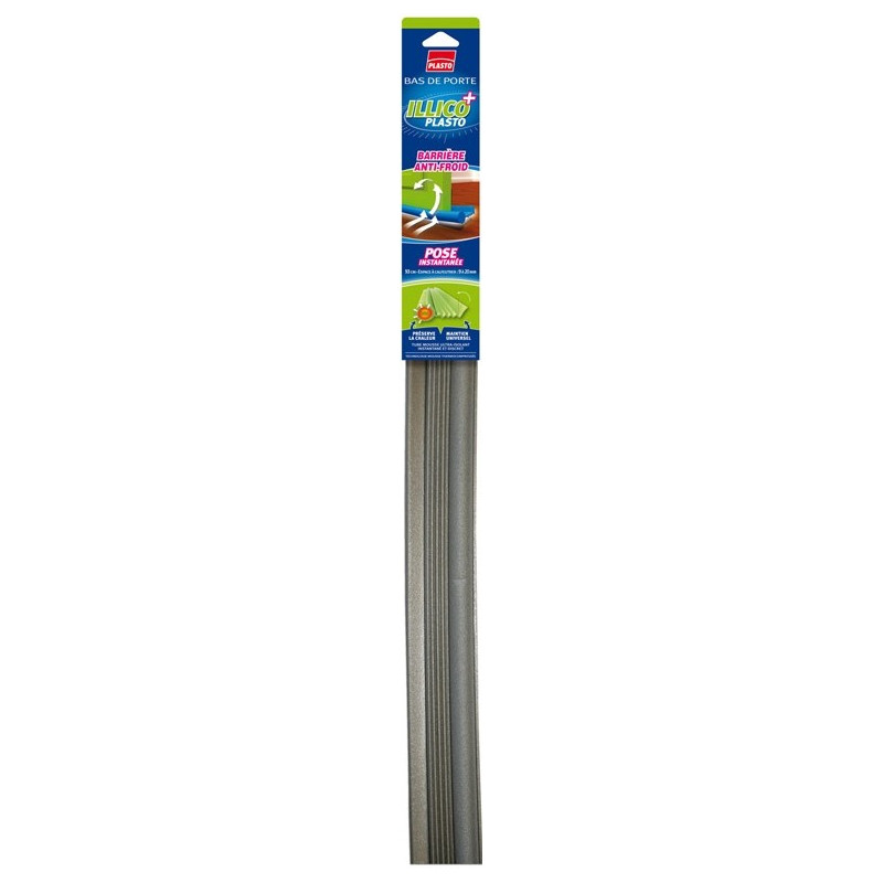 Bas de porte Illico   gris 93 cm PLASTO
