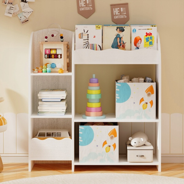 Regał na książki/ szafka na zabawki stojąca biblioteczka loft