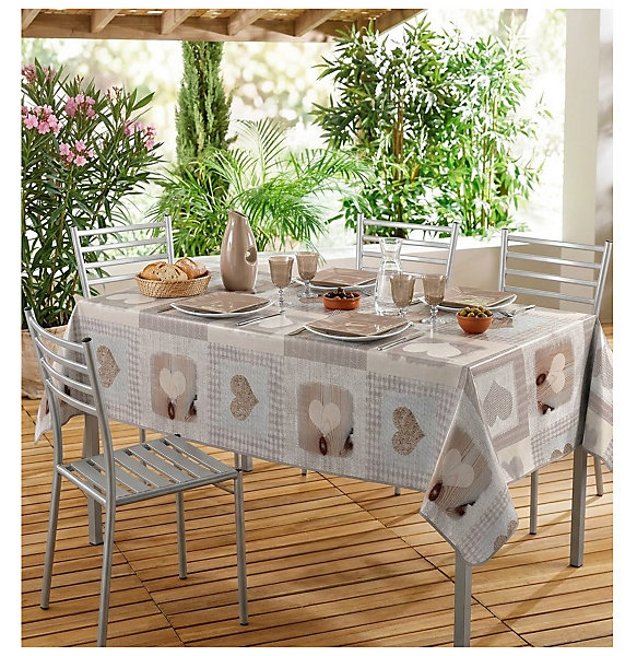 Nappe rectangle patchwork Cosy coeur