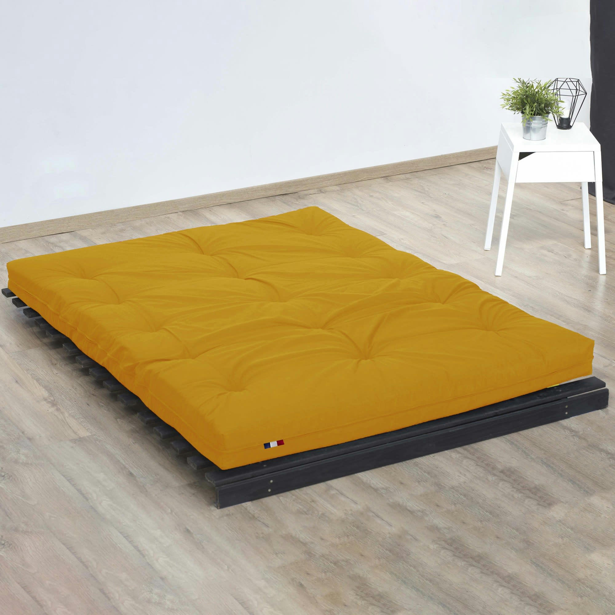 FUTON LATEX - Matelas futon Latex Ocre 160x200