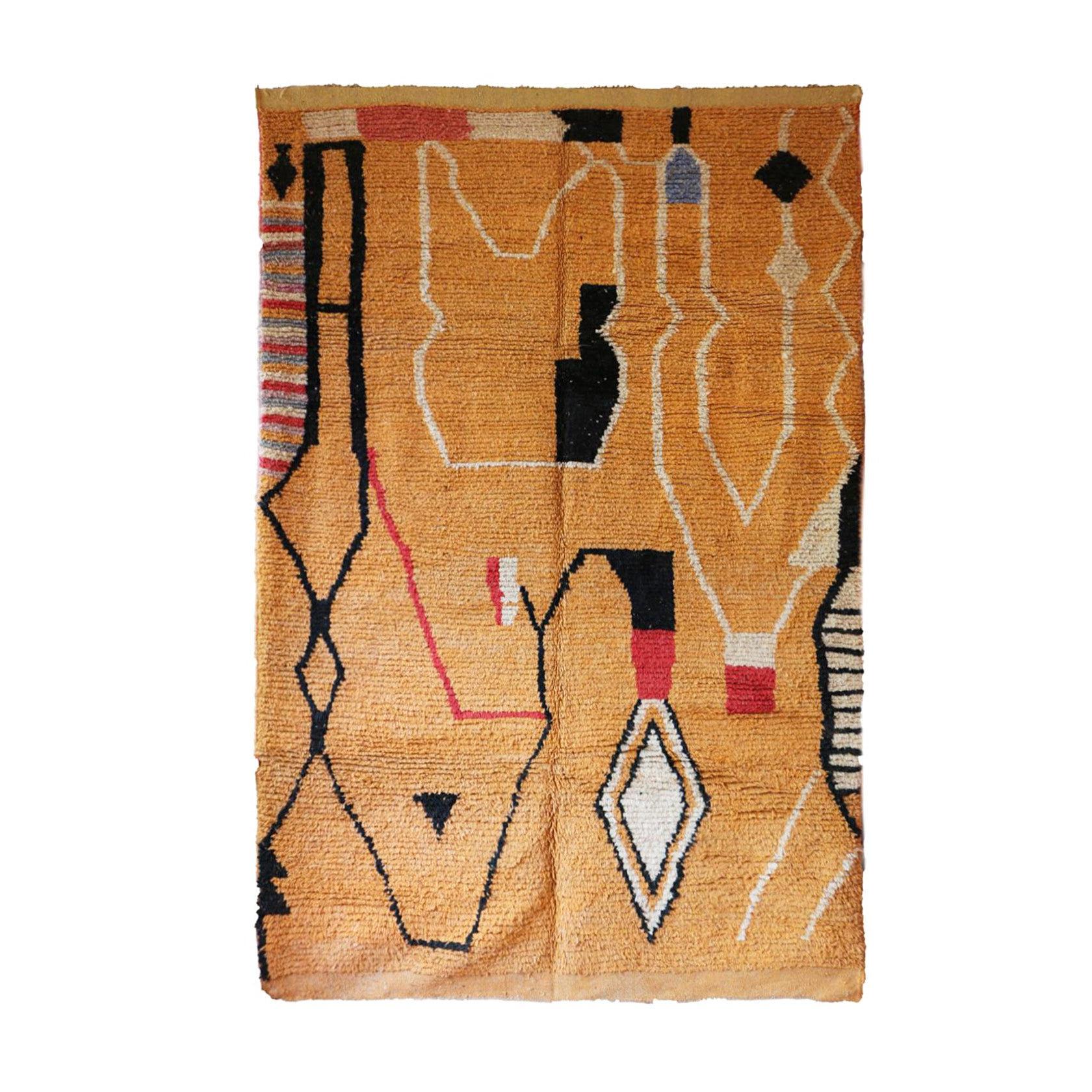 AFK Living vloerkleed Berber - handgemaakt - Wol - 80 cm x 240 cm