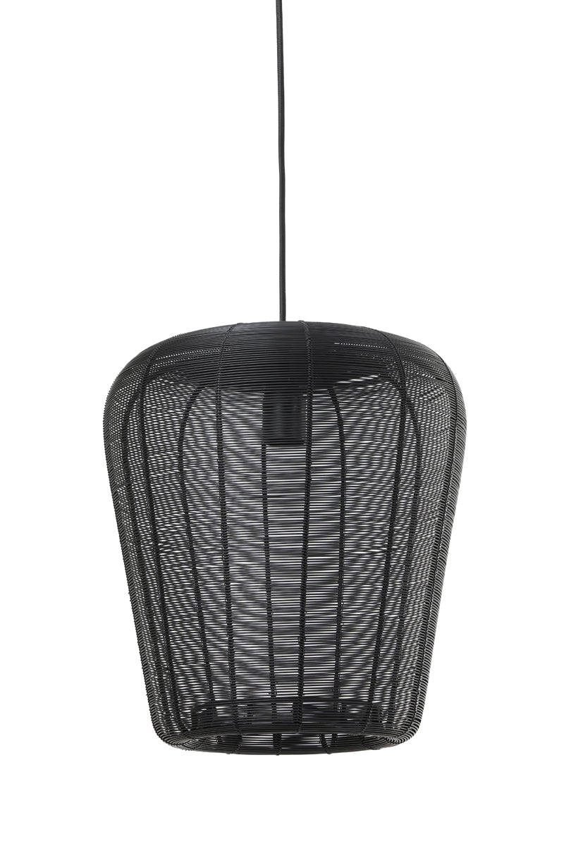 Light & Living hanglamp ADETA - Ø31x37cm - zwart