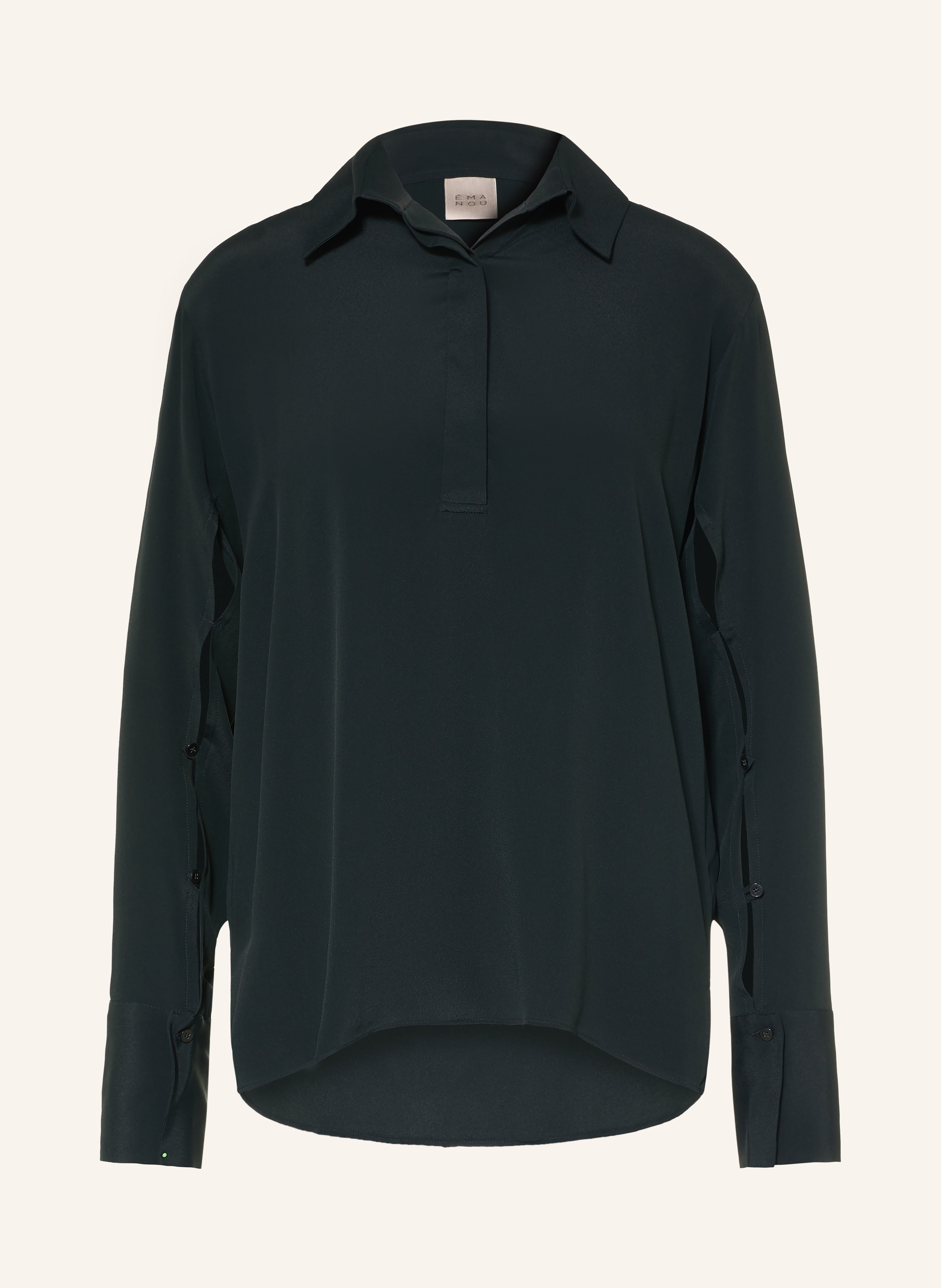 ÉMANOU Blusenshirt VIOLETTE mit Seide
