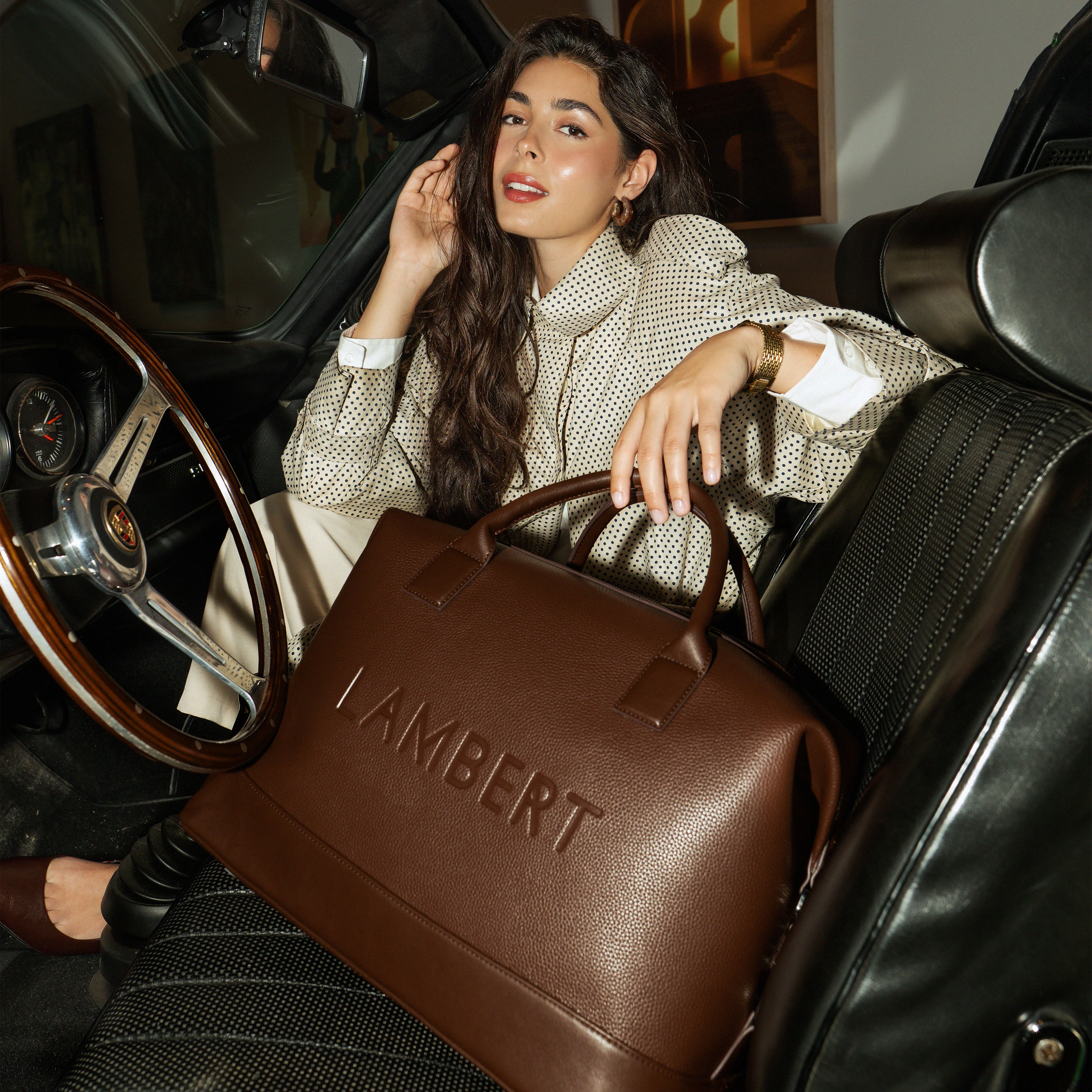 The Mae – Chocolate Small Vegan Leather Travel Bag