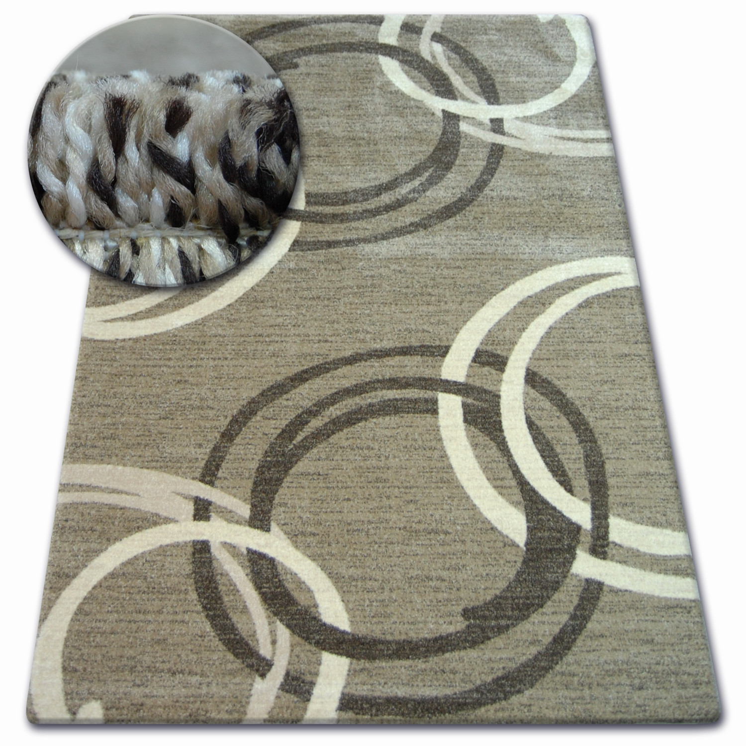 Dywan SHADOW 8645 dark beige / brown 120x170 cm