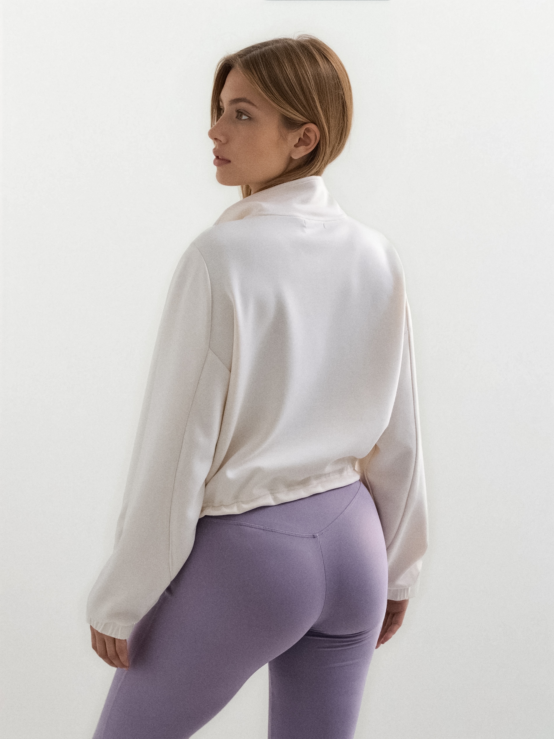 Bluza soft touch z domieszką wiskozy