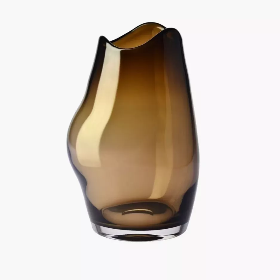 Wazon KROSNO GEMSTONE ORGANIC 32 cm brązowy