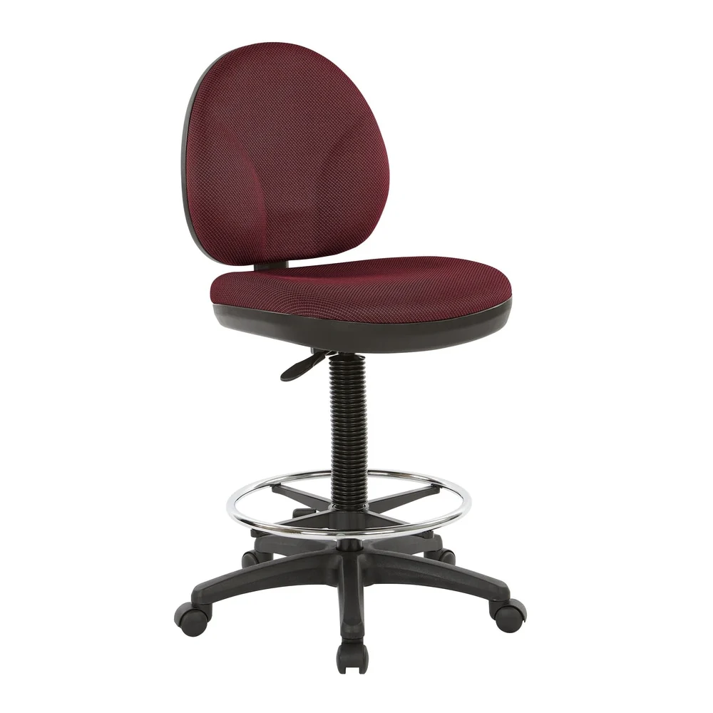 Sculptured Fabricated Seat and Back Drafting Chair