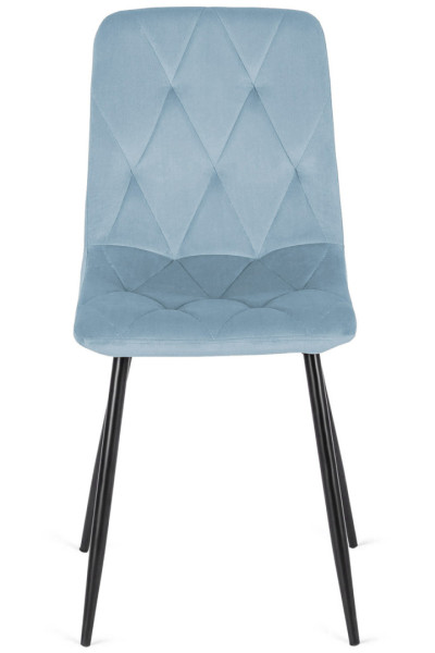 Krzesło Tapicerowane Borgo Velvet Light Blue