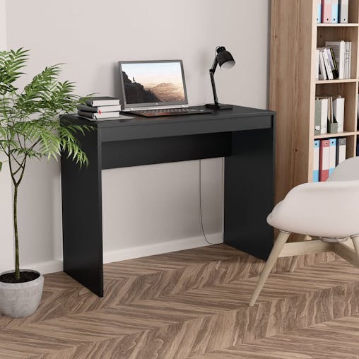 NNEVL Desk Black 90x40x72 cm Chipboard