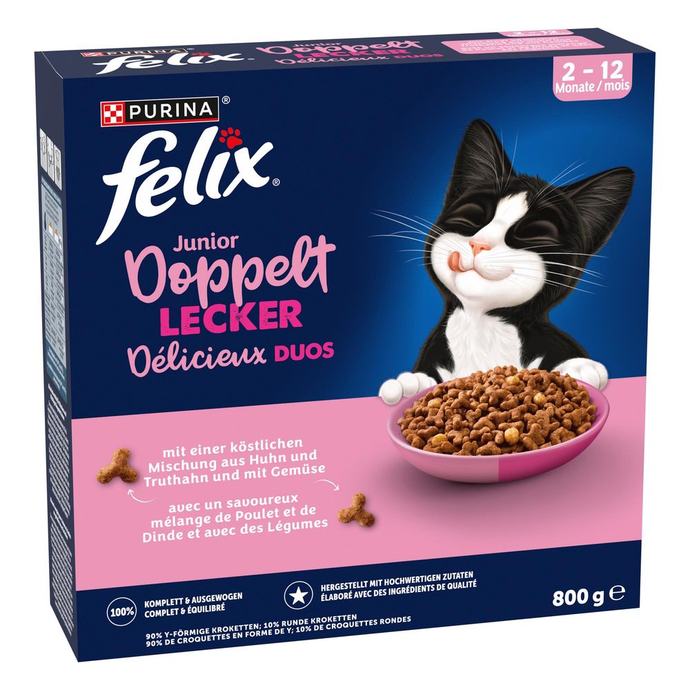 Felix Junior Doubly Delicious Chicken & Turkey