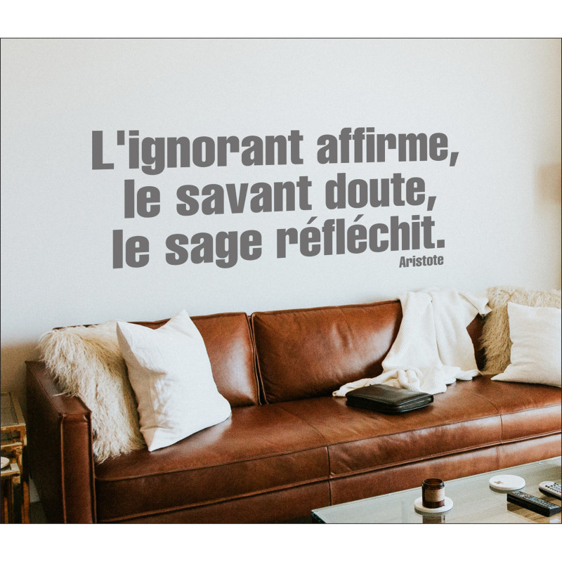 Sticker Citation Aristote 68 x 24 cm