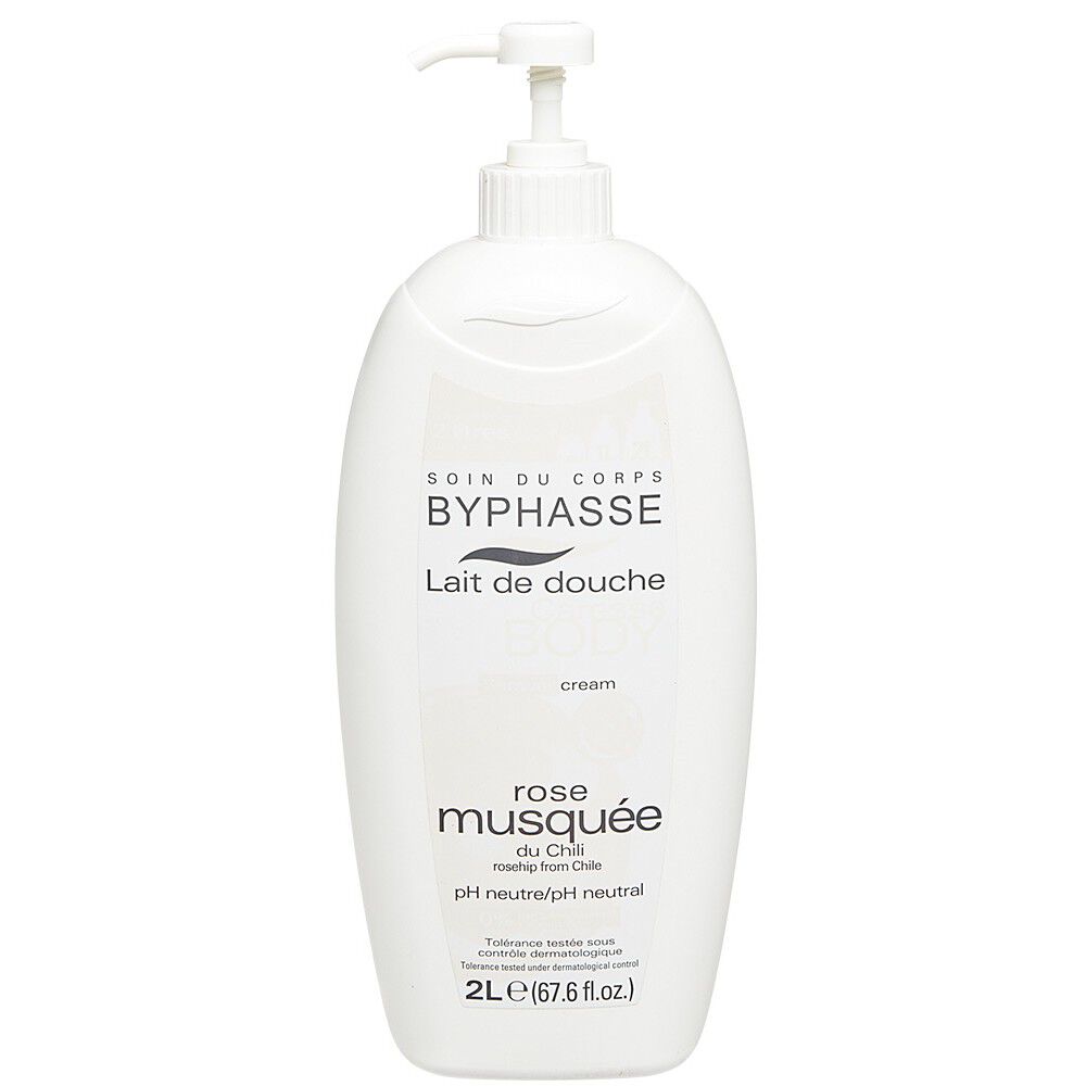Lait de douche rose musquée 2L Byphasse