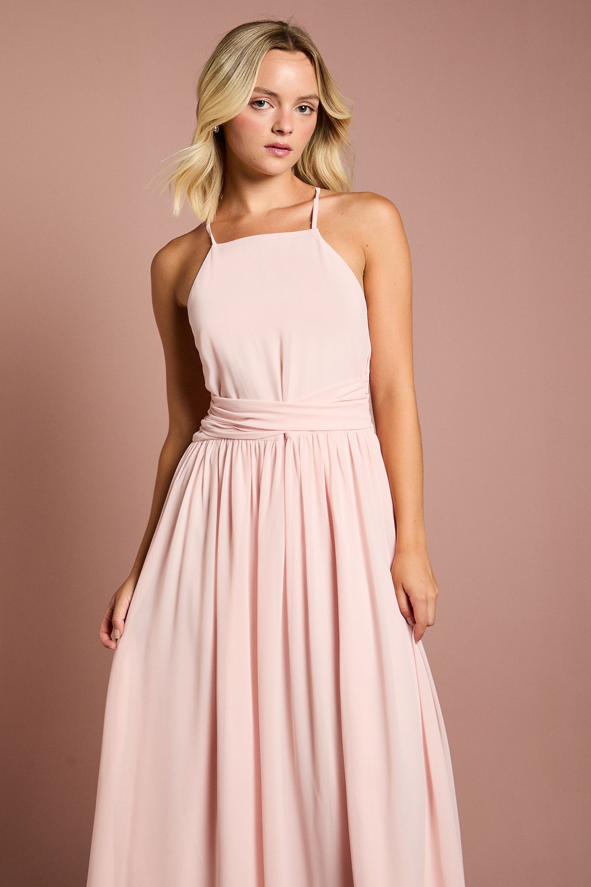 Coast Teen Coast Cross Front Detail Cami Bridesmaid Dress