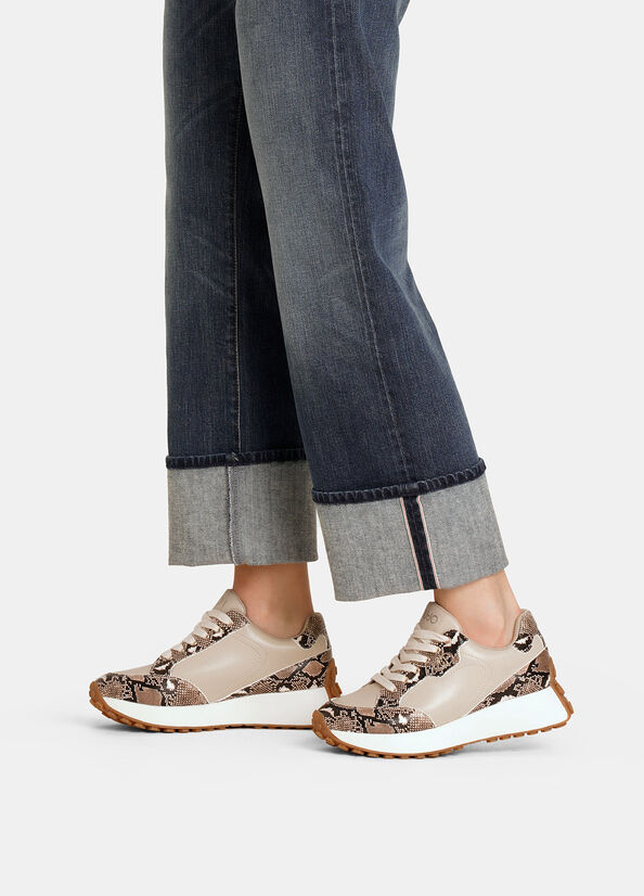 Sneakers stampa pitone