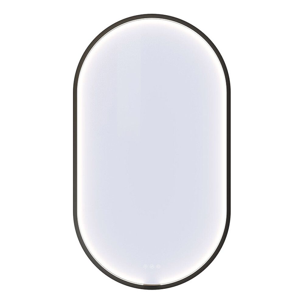 SPEIL SCANBAD MOON MED BELYSNING SVART 60CM