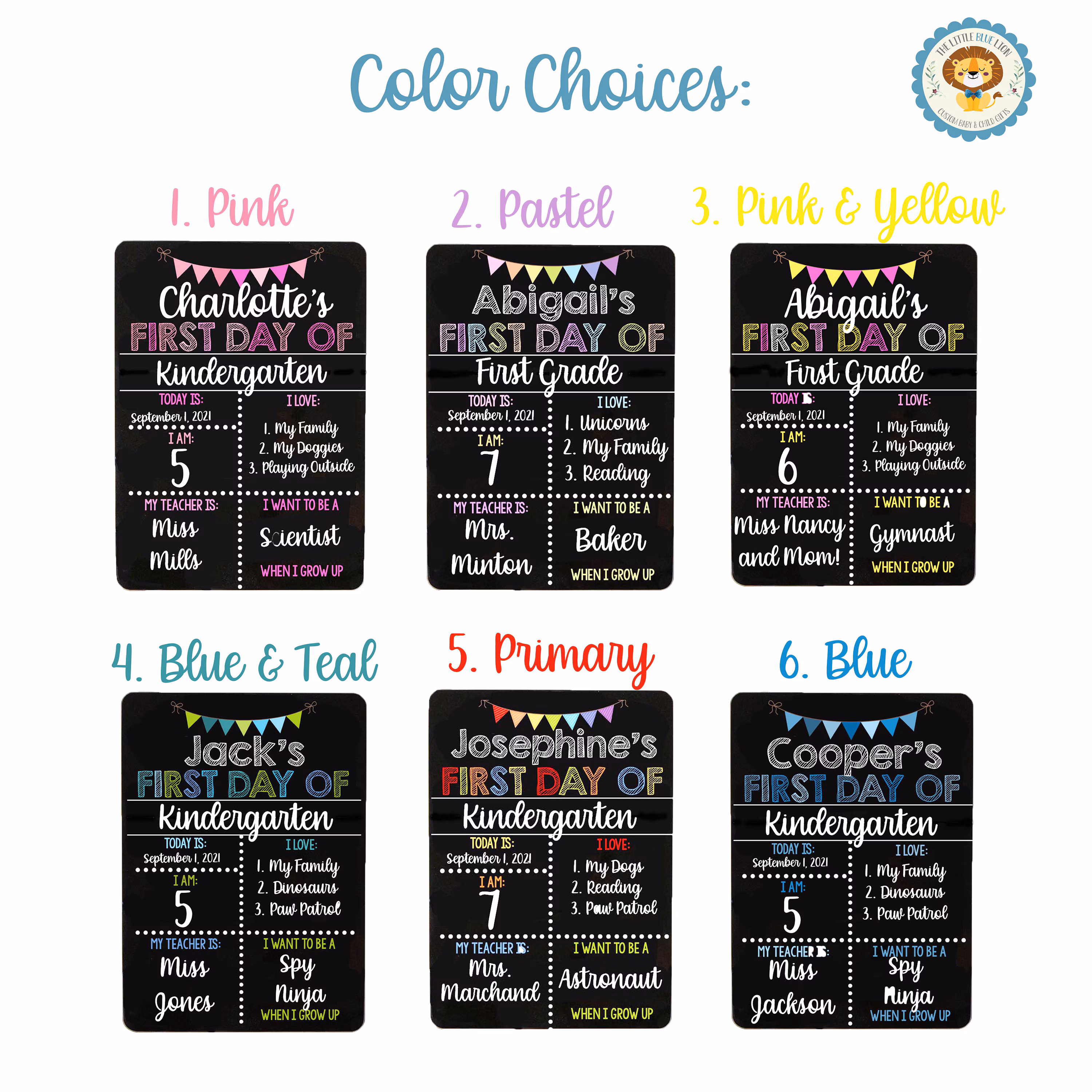 First Day of School Sign, Liquid Chalk Dry Erase School Board, Reusable First and Last Day of School Sign, First and Last Day School Sets