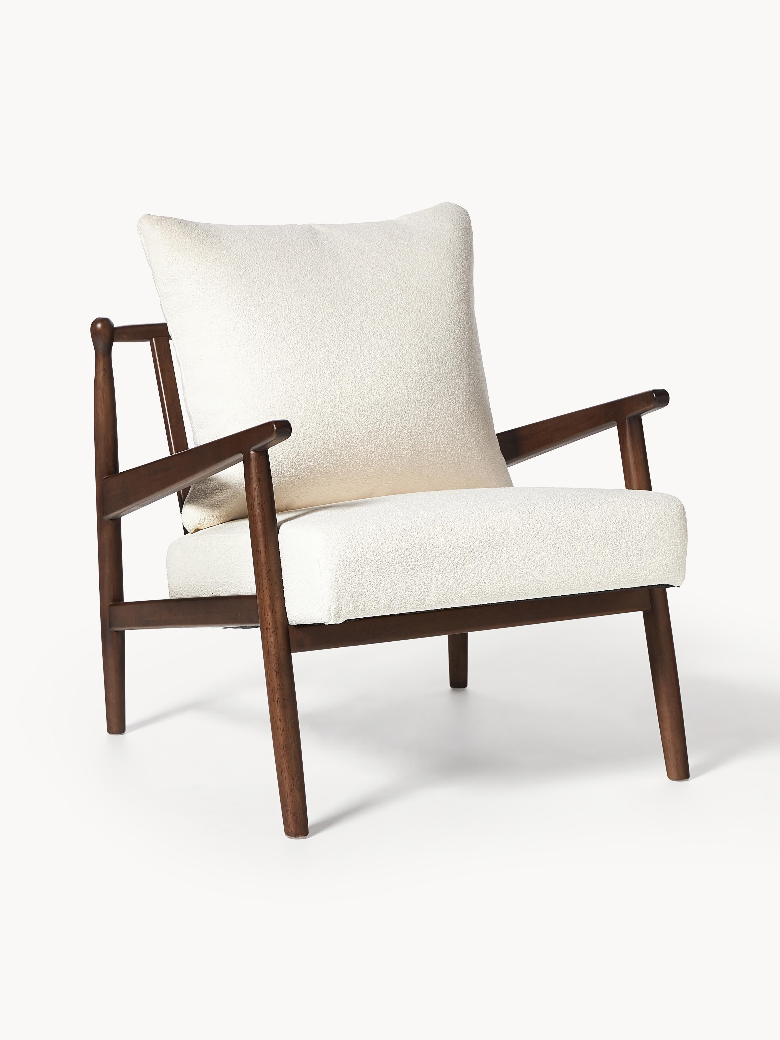 Bouclé-Loungesessel Mikkel