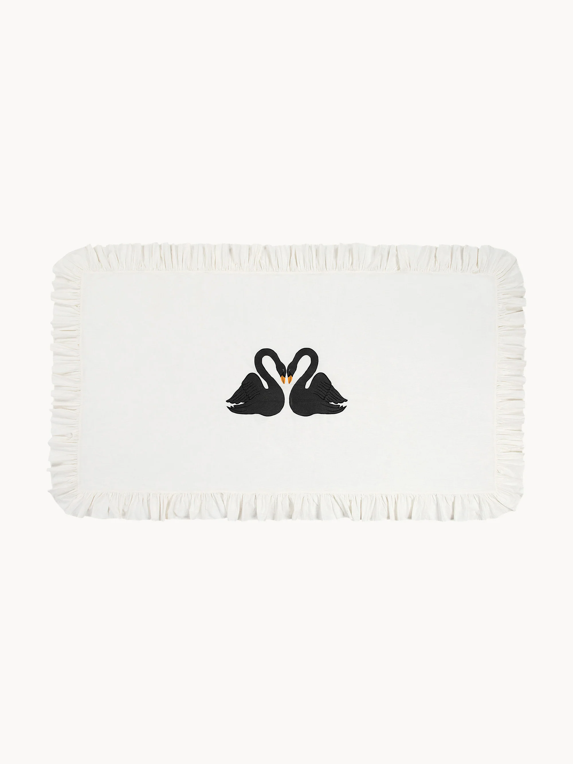 Baumwoll-Tischdecke Black Swan