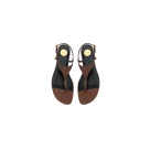 Saint Laurent CASSANDRA sandals in smooth leather (Replica)