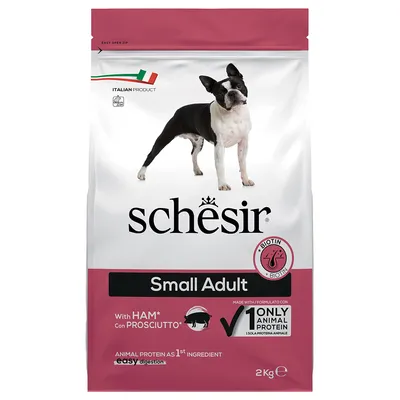 Schesir Dog Small Adult with Ham