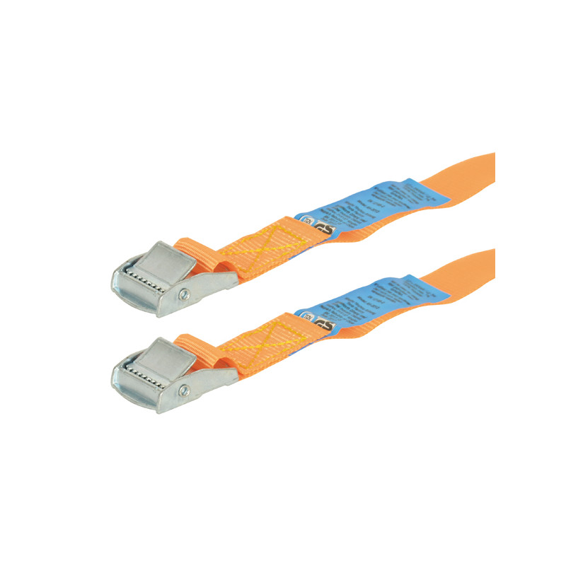 Set de sangle d'arrimage 2,5 m 2 pièces