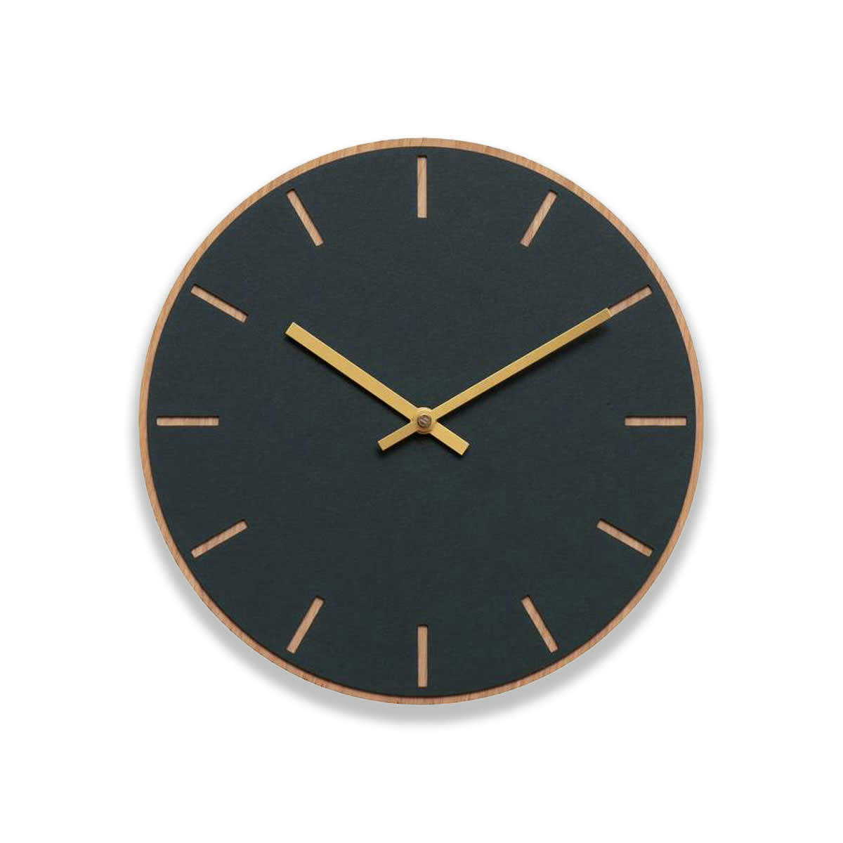 - Horloge murale en linoléum gris D28cm