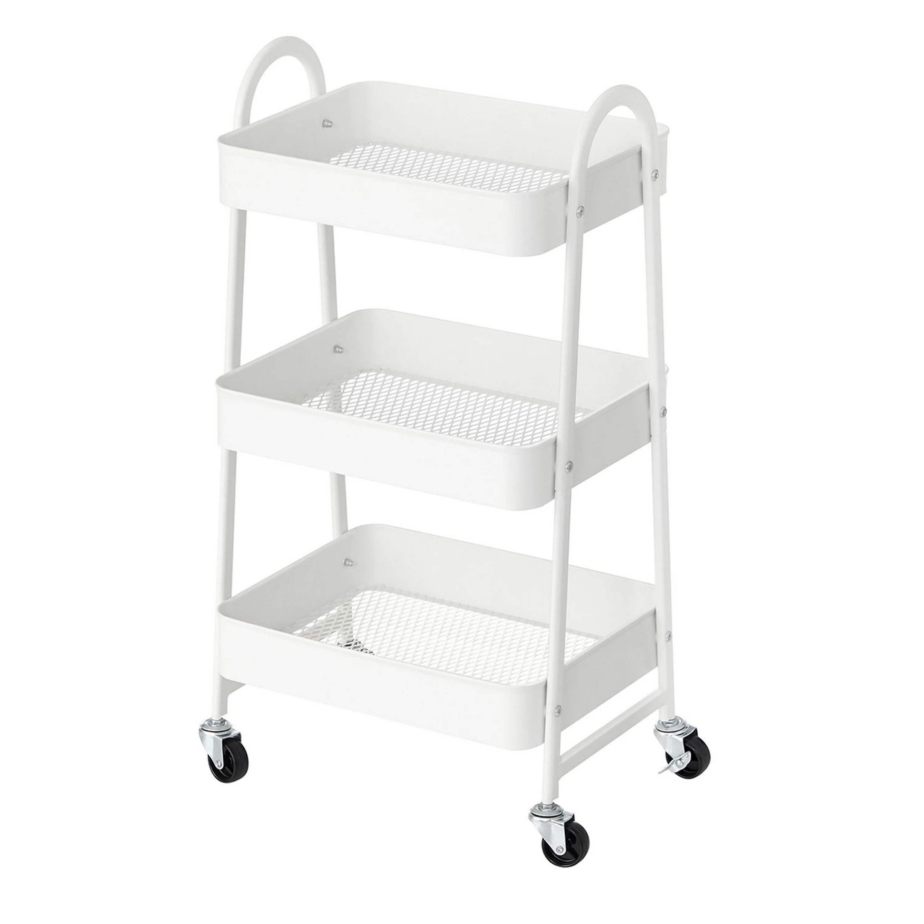 Navi 31 Inch Rolling Cart on Caster Wheels for Home, Office, Storage