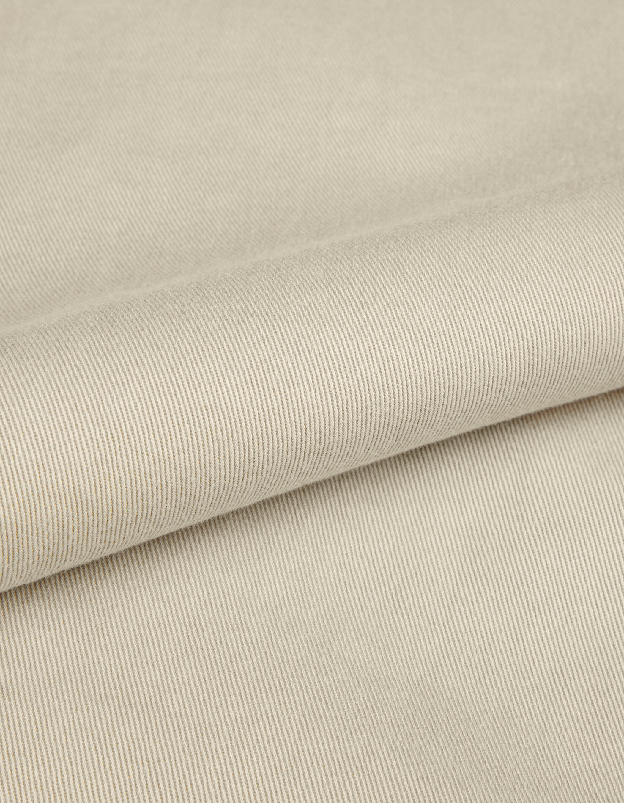 Jean large beige taille haute Femme