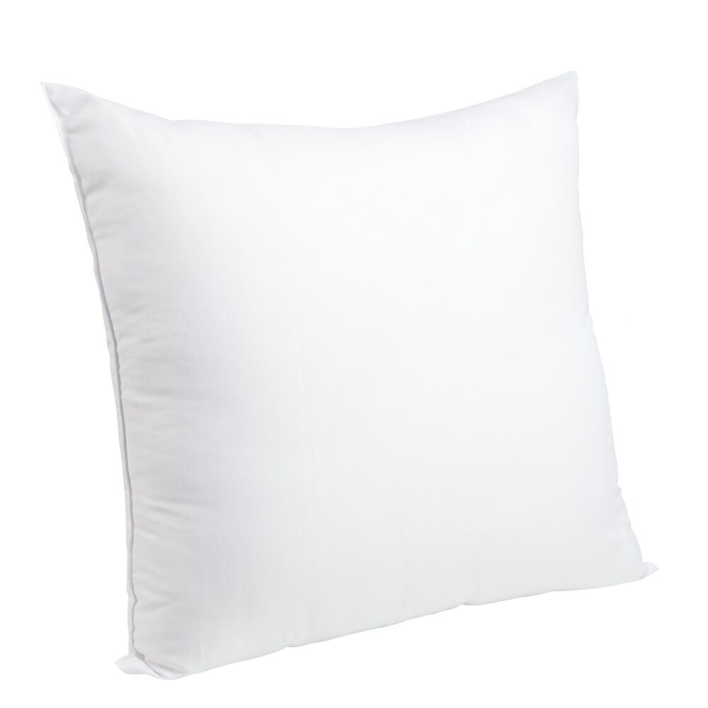 Oreiller carré 60x60cm moelleux blanc