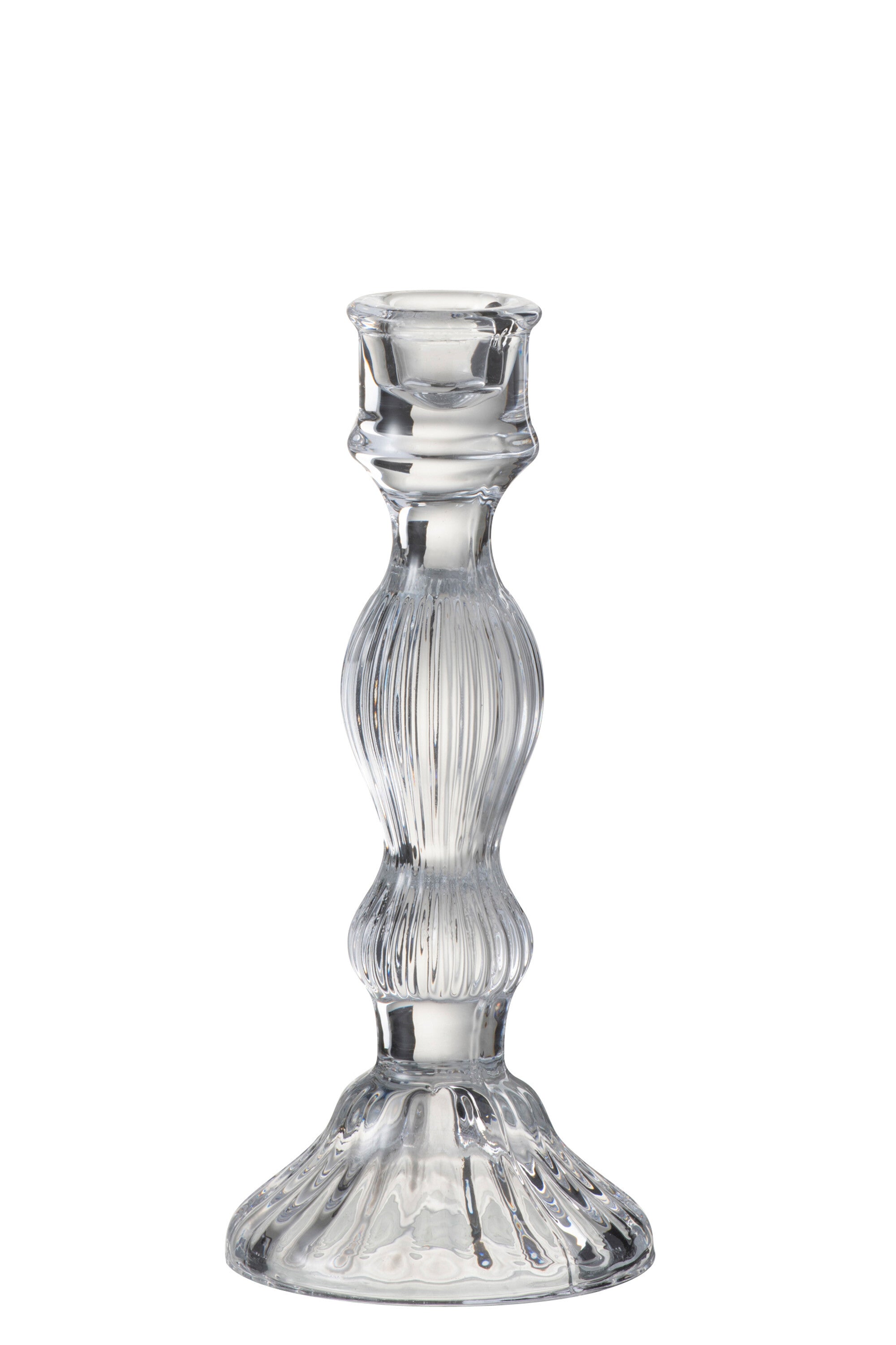 J-Line kandelaar Bol - glas - transparant - large
