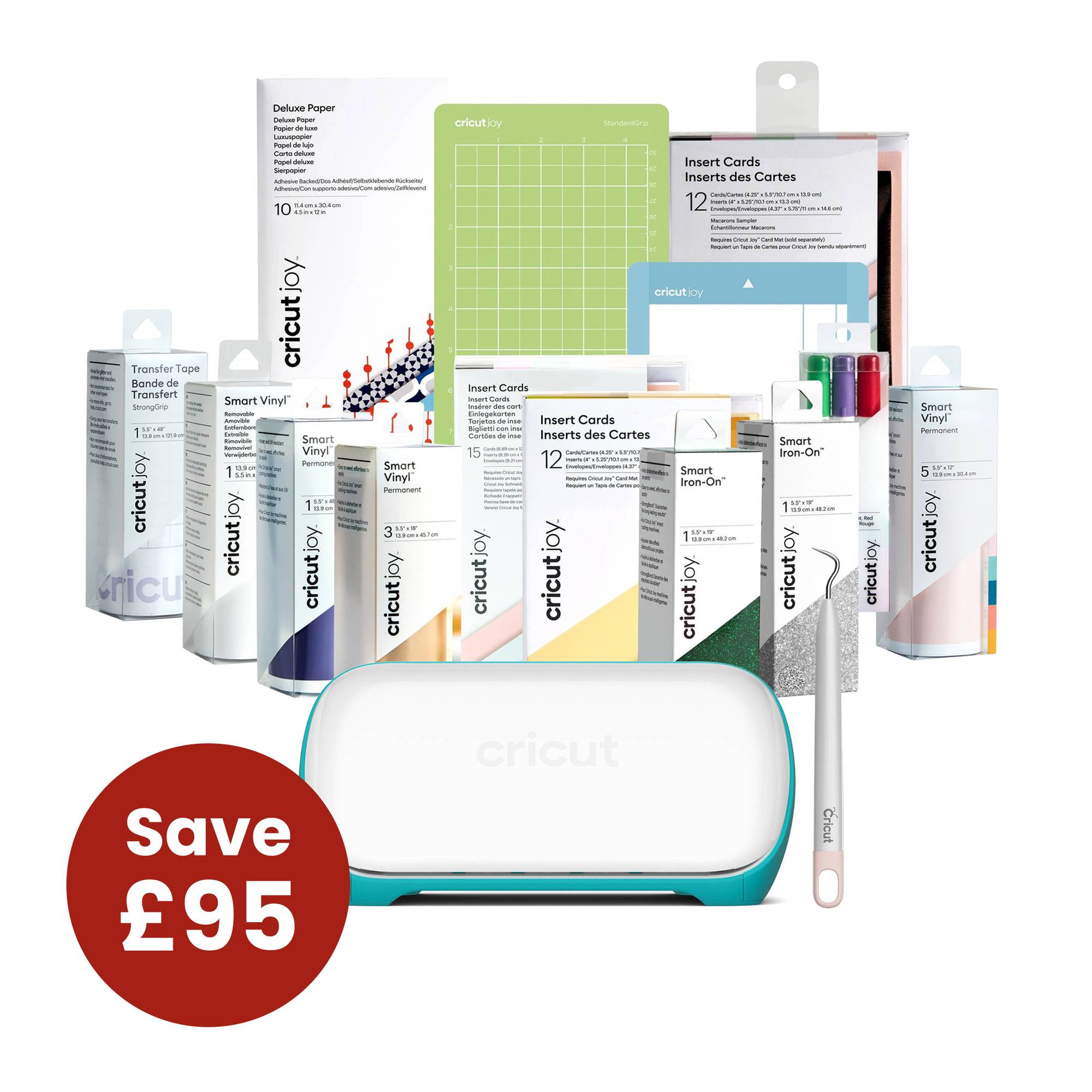 Cricut Joy, Smart Vinyl and Accessories Bundle