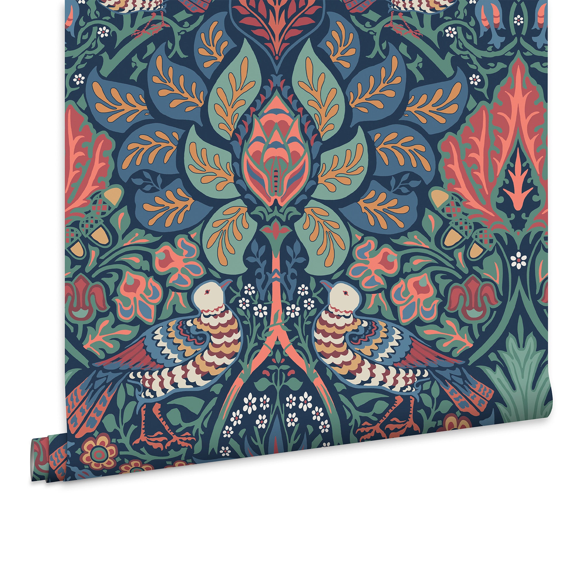 William Morris at Home Vliesbehang - Dove & Rose Midsummer - 1000x52