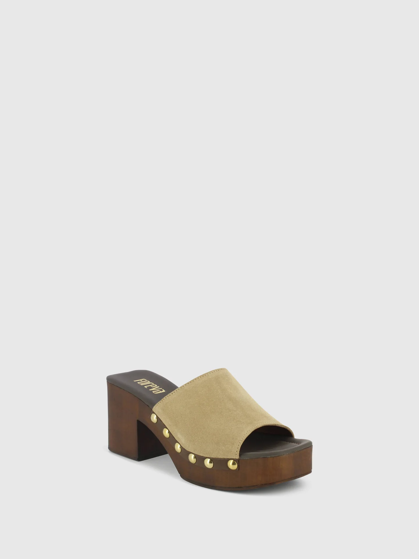 Socas de Plataforma em Taupe