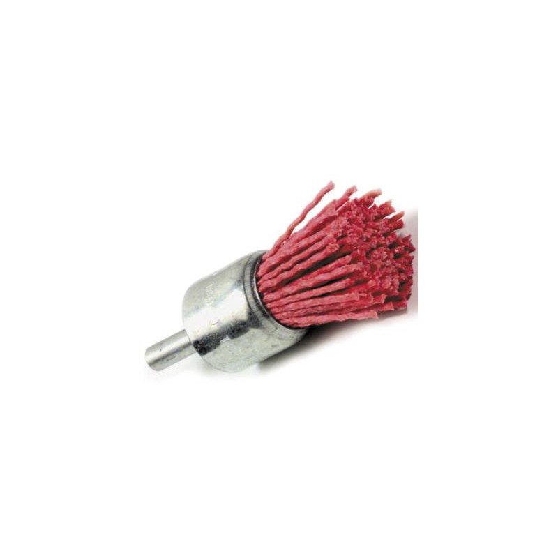 Brosse pinceau avec fil en nylon grain 80 Ø 22 mm