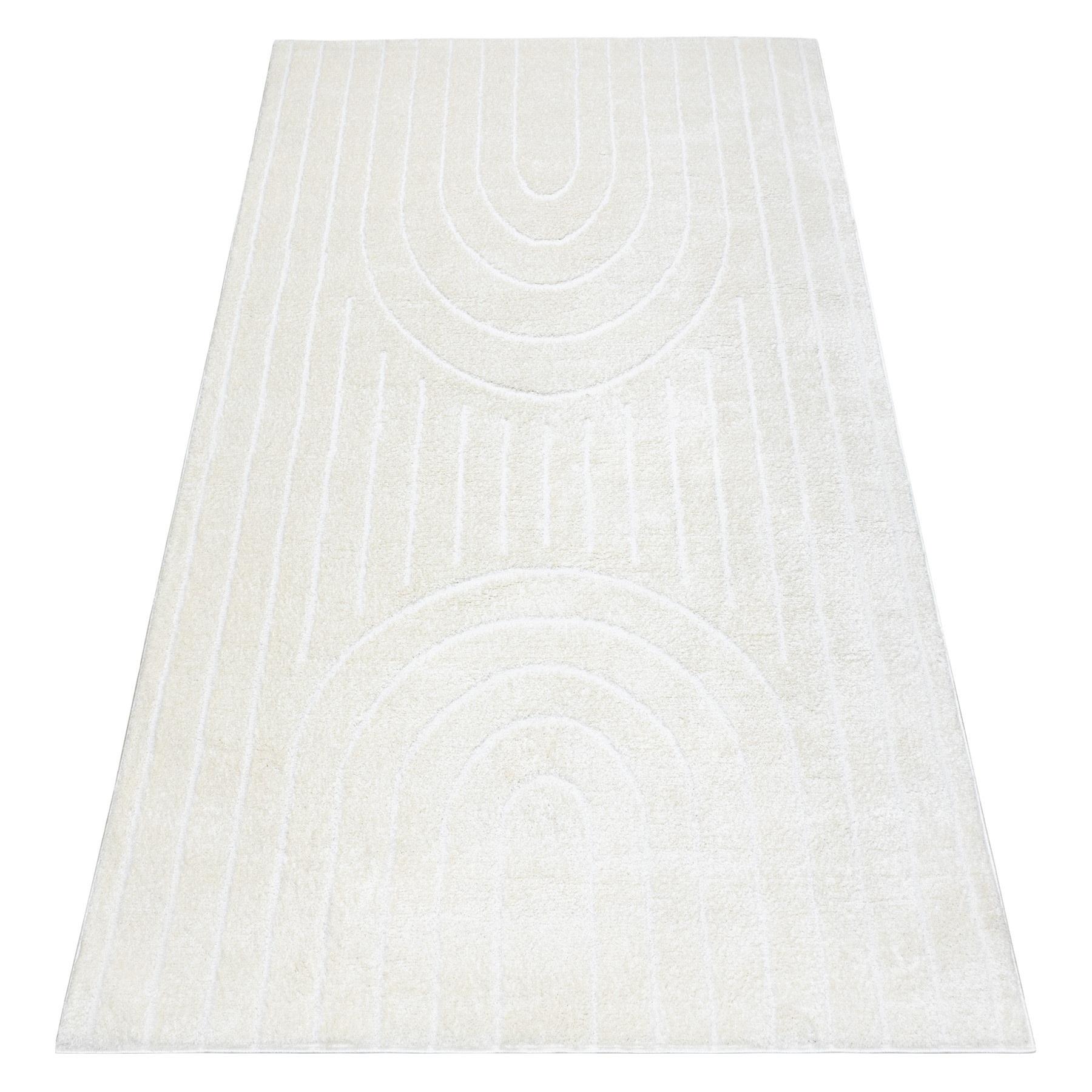 Dywan MODE 8494 geometryczny krem 80x150 cm