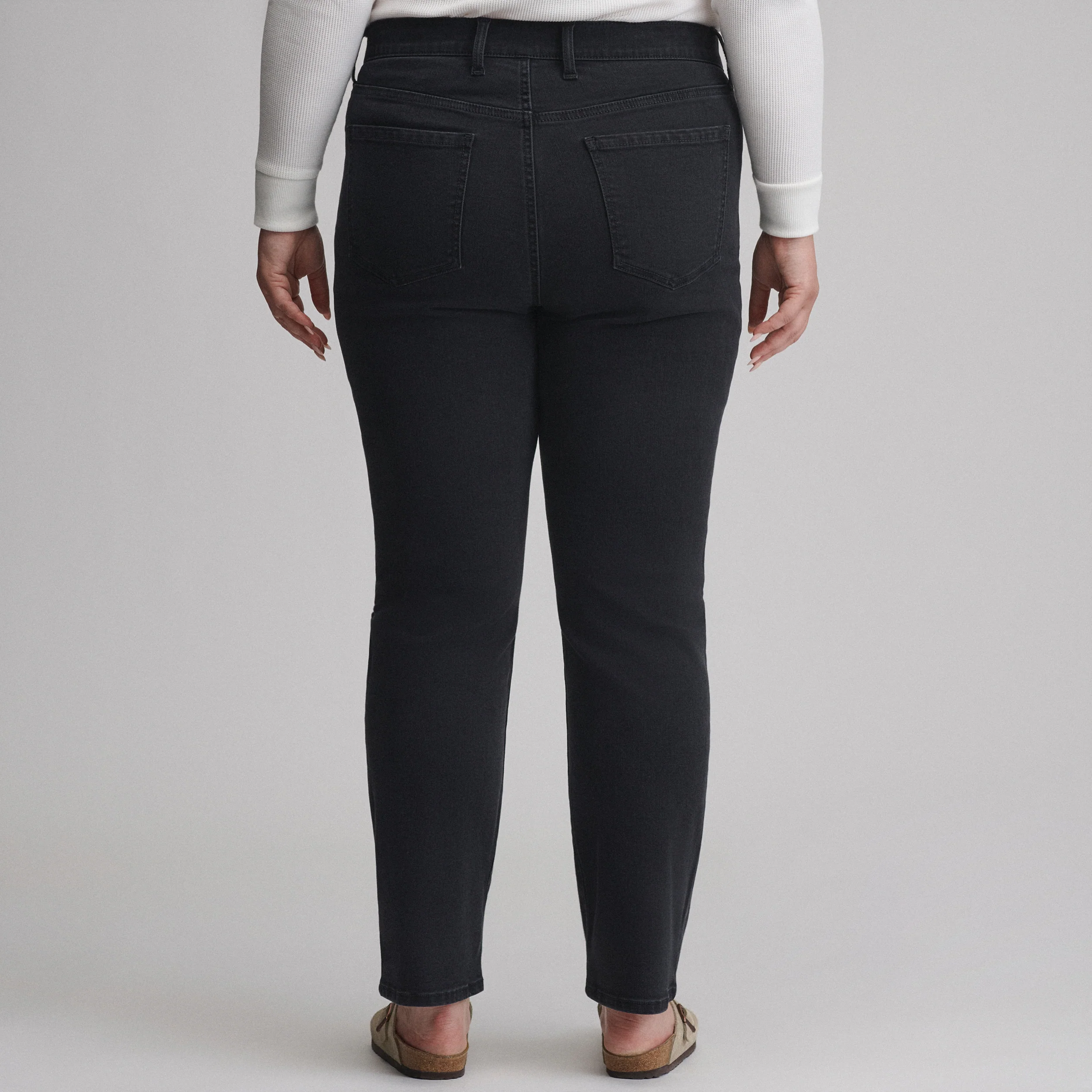 Women's Venture Stretch High-Rise Straight Leg Jeans
