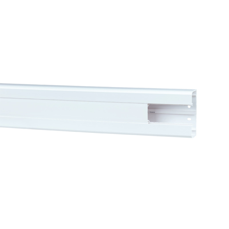 Goulotte DLP à clipser en plastique 50 x 105 mm blanche 2 m LEGRAND