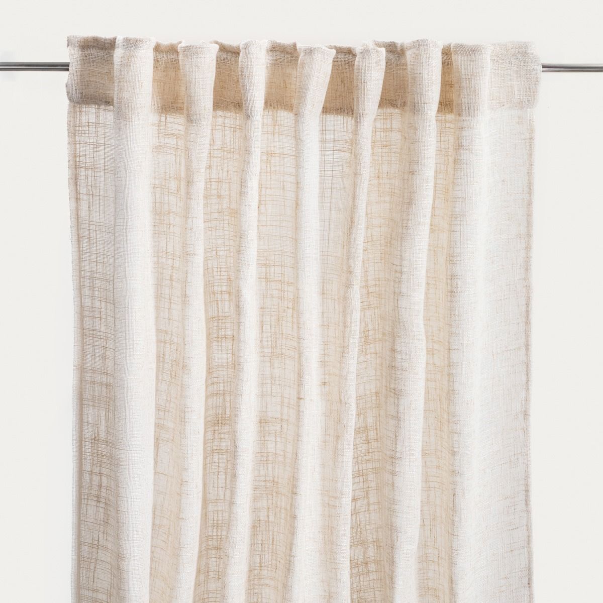 Zasłona ROSEL dekoracyjna z dodatkiem lnu 140X250 CM