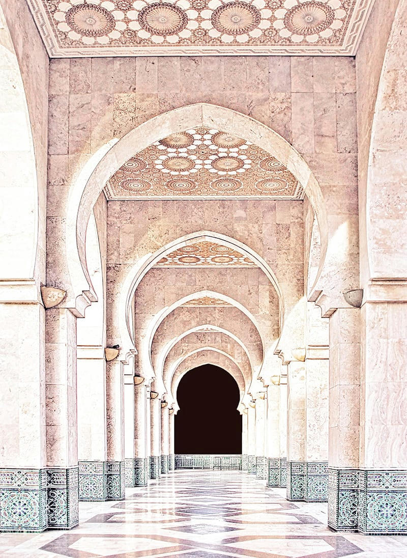 - Tableau sur toile riad 50x70