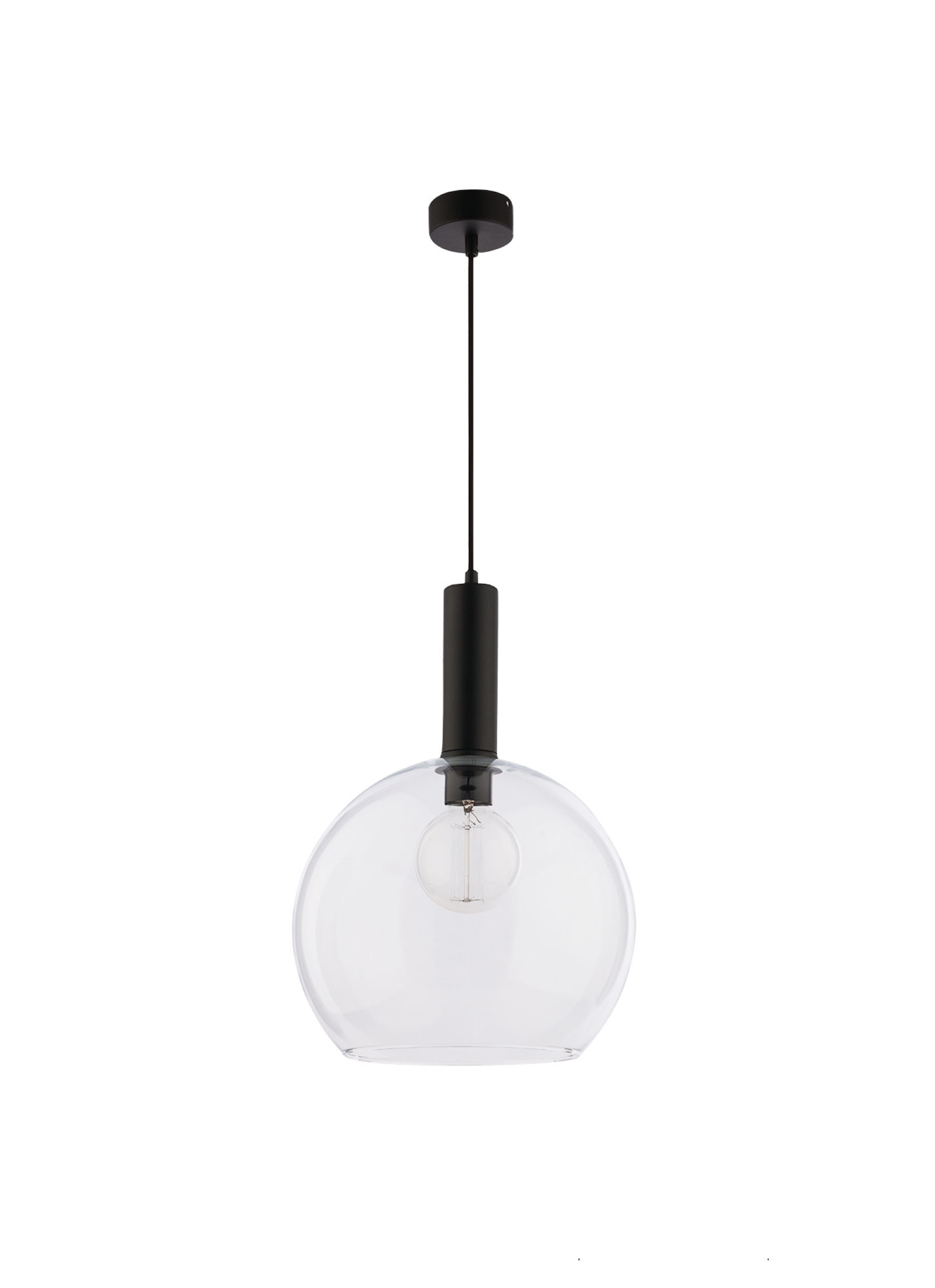 Lampa sufitowa LAFczarna 1xE27x15W IP20 Jupiter