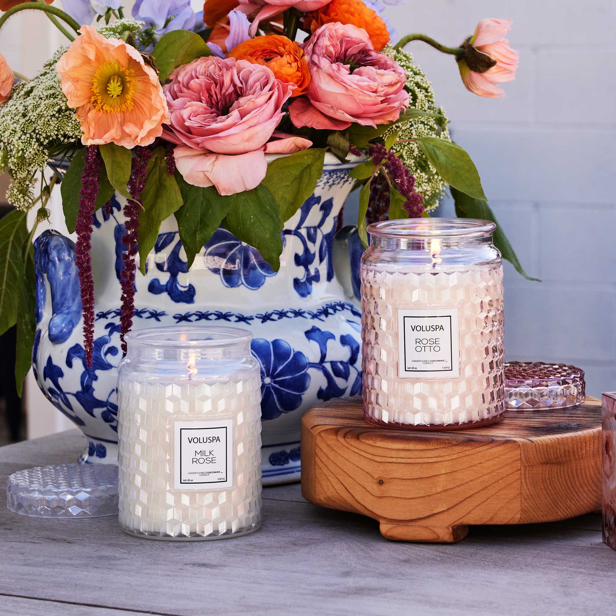 Milk Rose - Large Jar Candle
