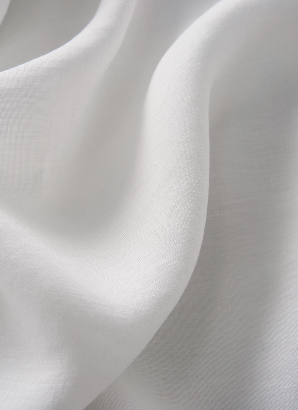 DRAP HOUSSE EN LIN LAVÉ UNI 165GR BLANC