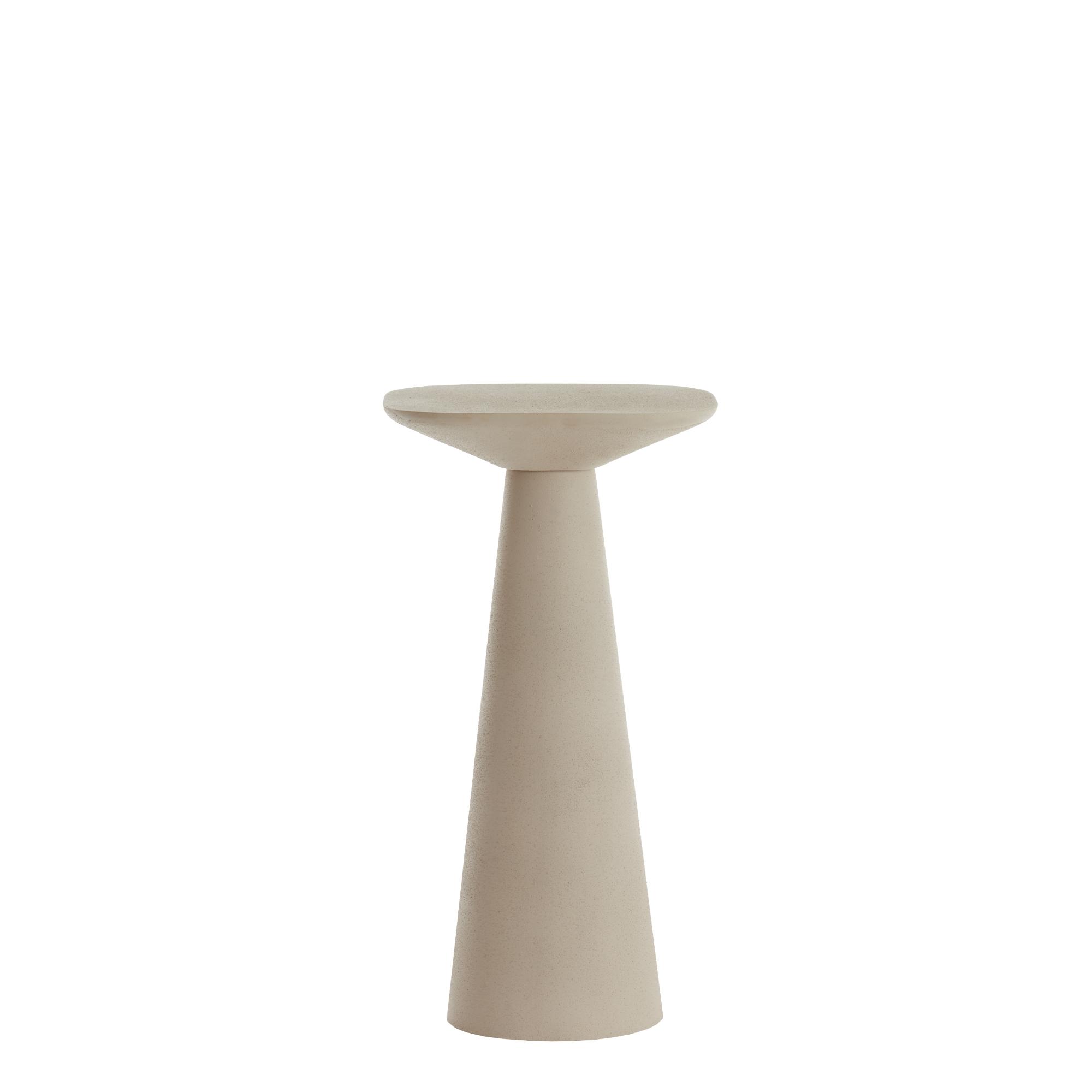 Light & Living bijzettafel Abala - beige - 28x28x53cm