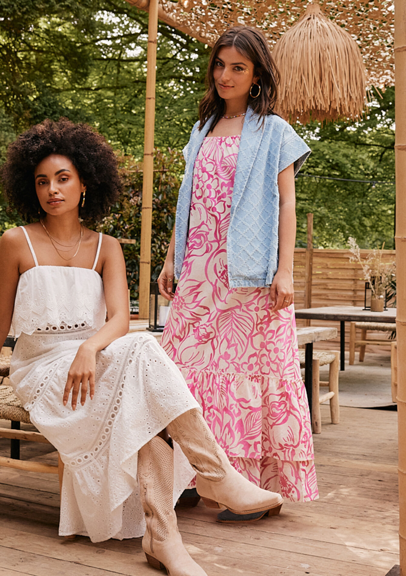 Maxi-jurk met bloemenprint