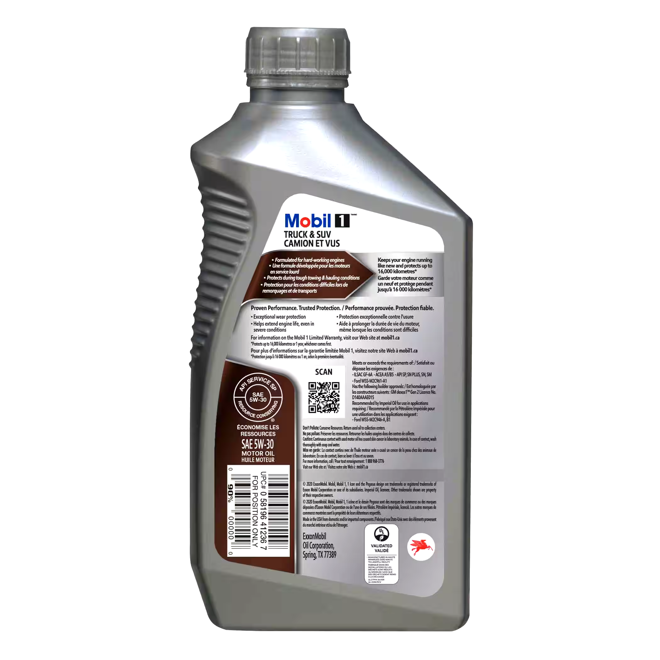 Mobil 1™ Truck & SUV 5W30 Synthetic Engine/Motor Oil, 1-L