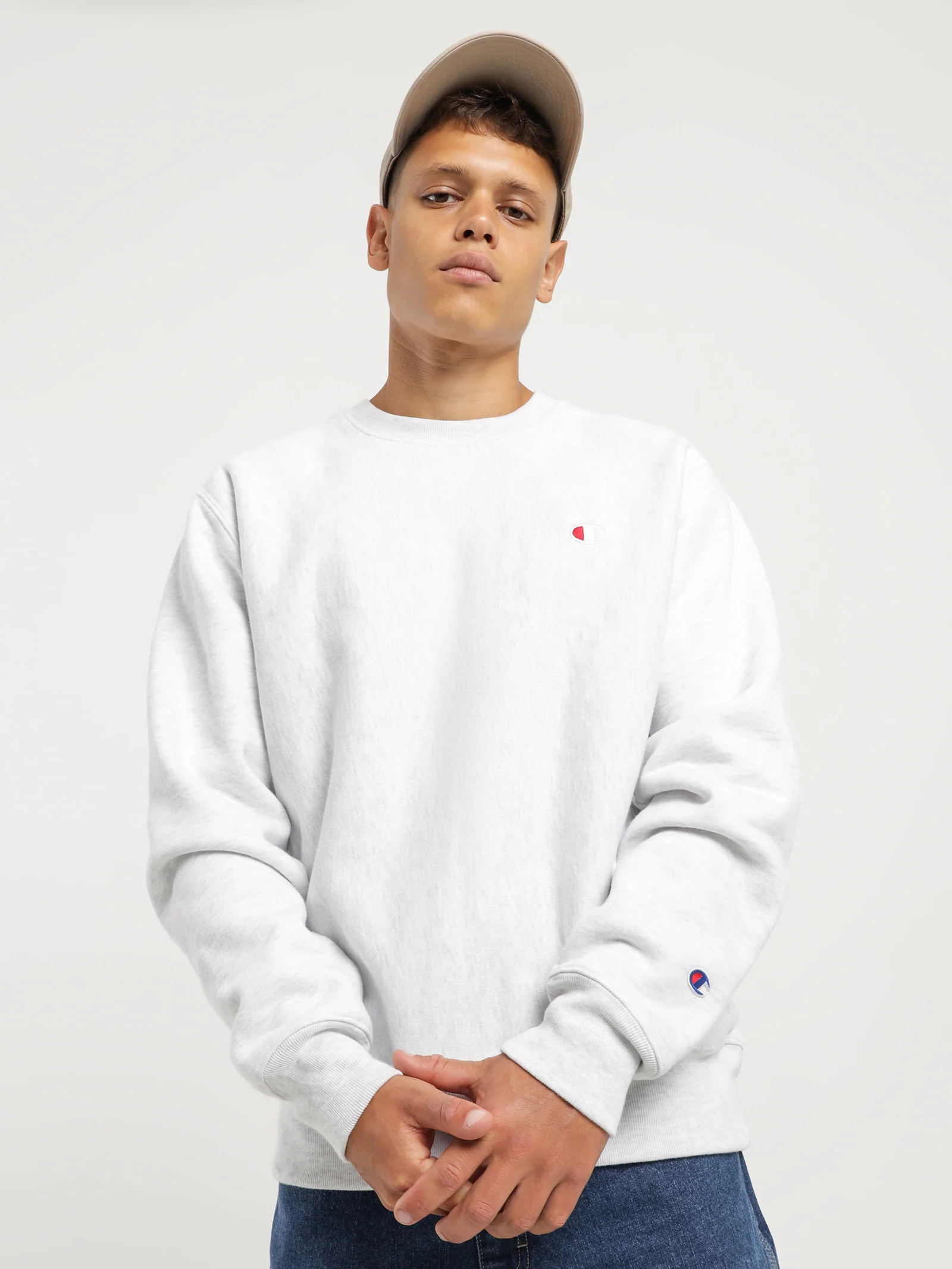 Reverse Weave Small C Crew