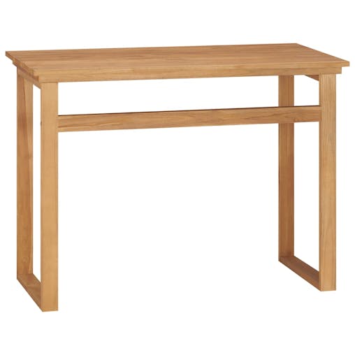 NNEVL Desk 100x45x75 cm Solid Teak Wood