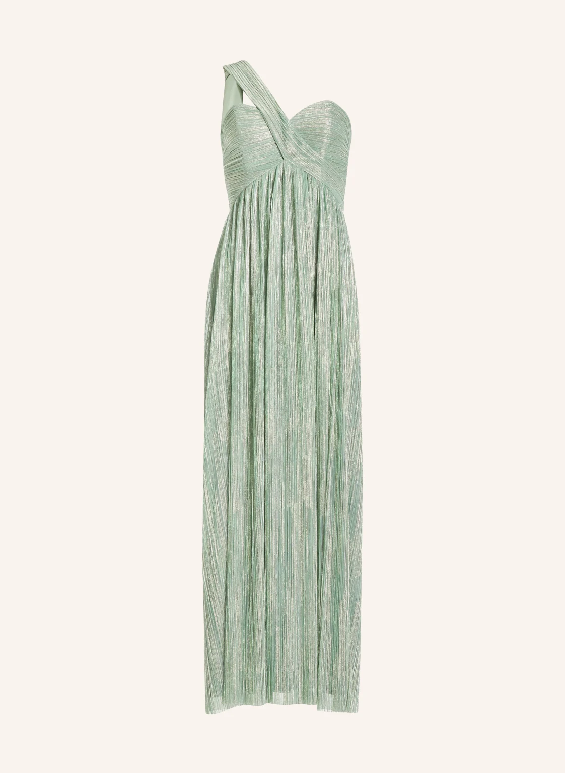 SWING Abendkleid mit Glitzergarn und Plissees